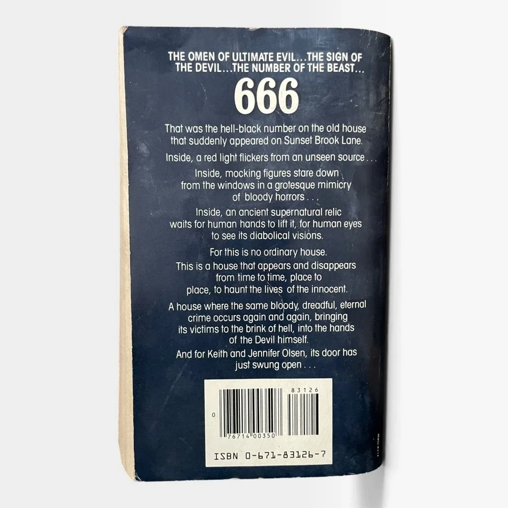 666 by Jay Anson - First Pocket Books Printing 1982 - Author of Amityville
